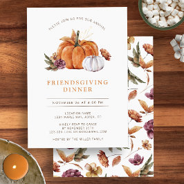 Pumpa Friendsgiving Inbjudningar