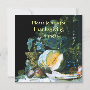 PUMPA , FRUKTER OCH GLASVAROR Thanksgivingemiddag Inbjudningar