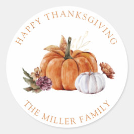 Pumpa Glad Thanksgiving Klistermärke