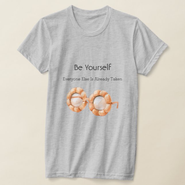 Pumpa Glasögon Var Själv T Shirt (Laydown)