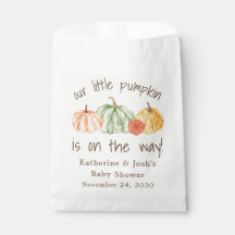 Pumpa Gourd Höst Baby Shower