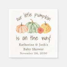Pumpa Gourd Höst Bebis Shower