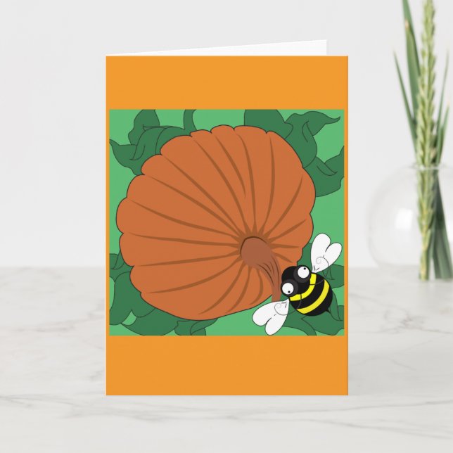 Pumpa Greeting Card (Tom Inuti) Kort (Framsida)