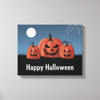 Pumpa Halloween Canvastryck