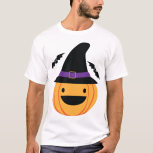 Pumpa Halloween Jack O Lykta Fladdermus T Shirt