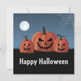 Pumpa Halloween Julkort