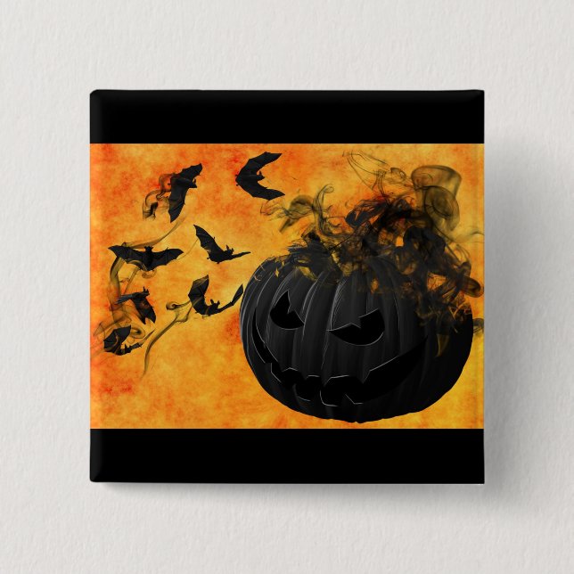 Pumpa halloween knapp (Framsida)