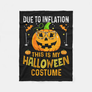 Pumpa Halloween-kostym Män Kvinnor Rolig Halloween Fleecefilt