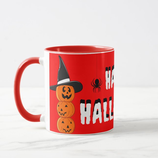 Pumpa Halloween-mugg Mugg (Vänster)