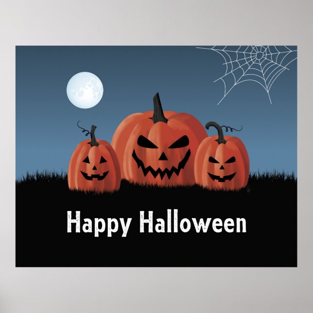 Pumpa Halloween Poster (Framsidan)