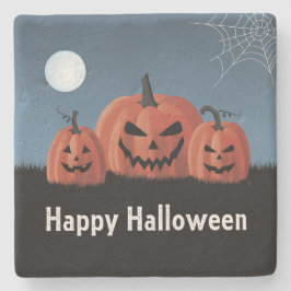 Pumpa Halloween Stenunderlägg