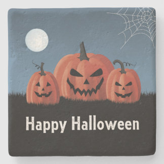 Pumpa Halloween Stenunderlägg