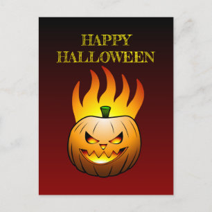 Pumpa Halloween vykort