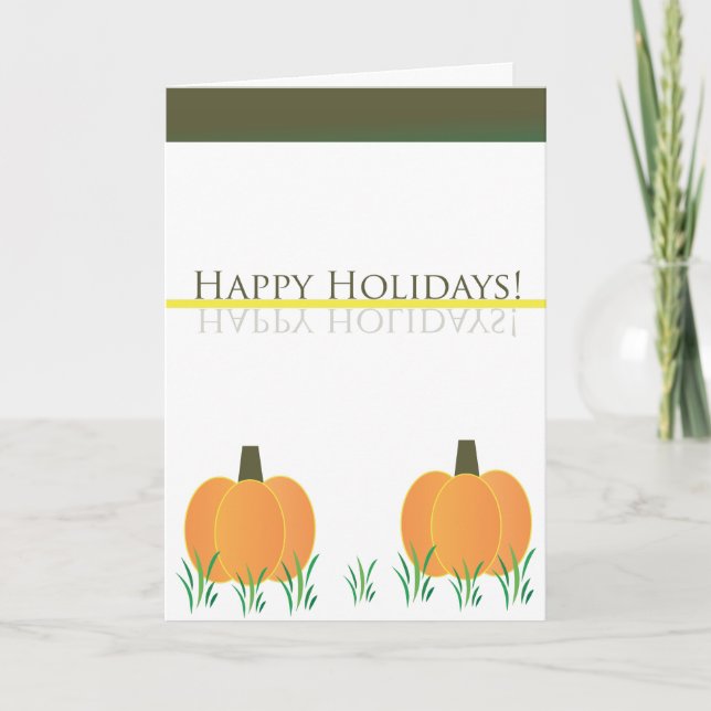 Pumpa Hälsning Helgkort (Framsida)