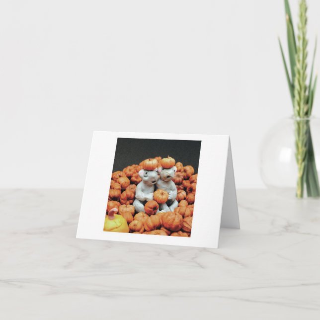 Pumpa hög - möss kort (Framsida)