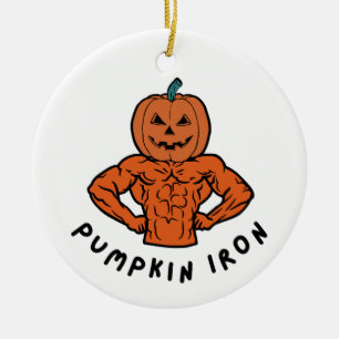 Pumpa Järn  Julgransprydnad Keramik