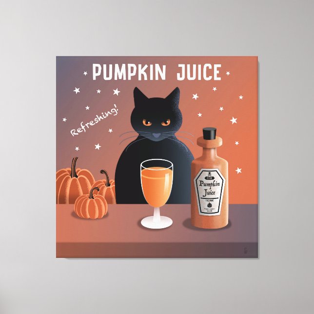 Pumpa Juice Canvastryck (Framsida)