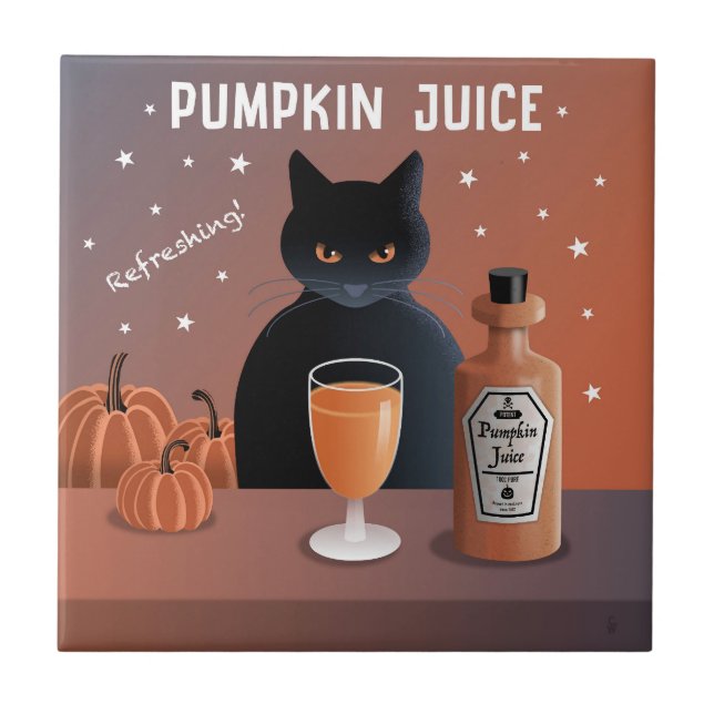 Pumpa Juice Kakelplatta (Framsidan)
