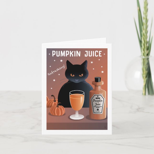 Pumpa Juice Kort (Framsida)