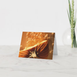 Pumpa kärnar ur Notecard Kort