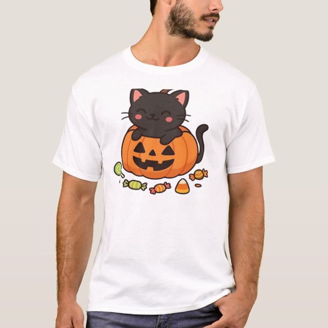Pumpa Kitty-parad väsentlig T-shirt (Framsida)