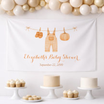 Pumpa Klädstreck Höst Baby Shower