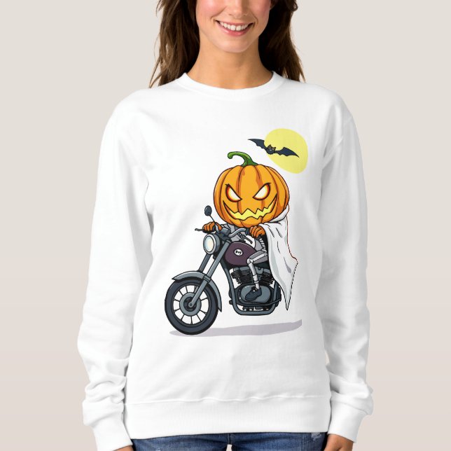 Pumpa kör motorcykel t shirt (Framsida)