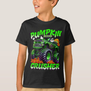 Pumpa Krossar Monster Truck Spöken Halloween För T Shirt