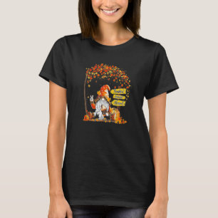 Pumpa Krydd Tomte Hej Höst Orange Karetär Rutig M T Shirt