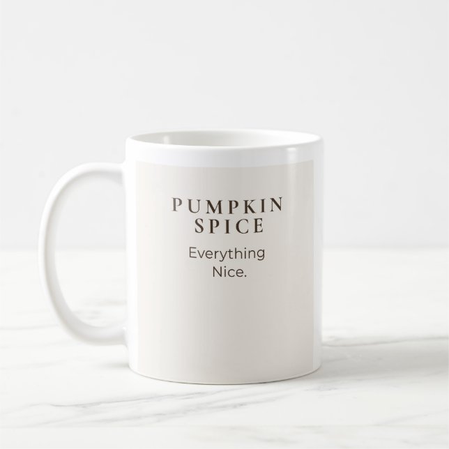 Pumpa Krydda Allt Gott |Kaffebryggarens Design Kaffemugg (Vänster)