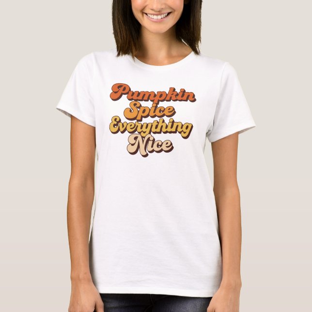 Pumpa Krydda Allt Gott T Shirt (Framsida)