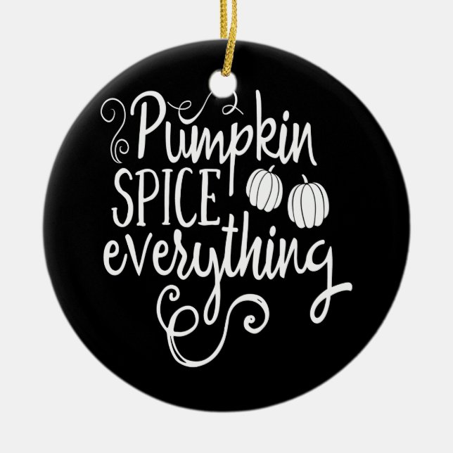 pumpa krydda allt julgransprydnad keramik (Framsidan)