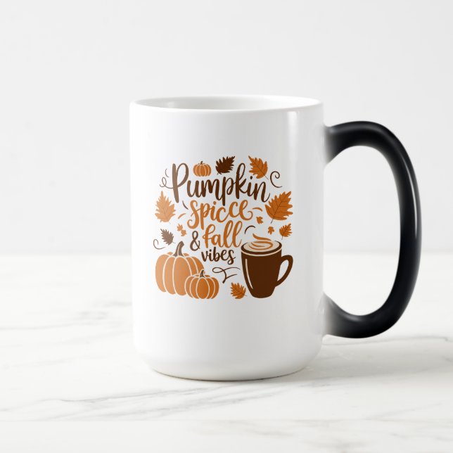 Pumpa Krydda & Höststämning Magisk Mugg (Höger)