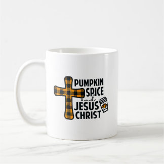 Pumpa-Krydda och Jesus Kristus Kaffemugg