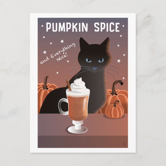 Pumpa Krydda Vykort (Framsida)