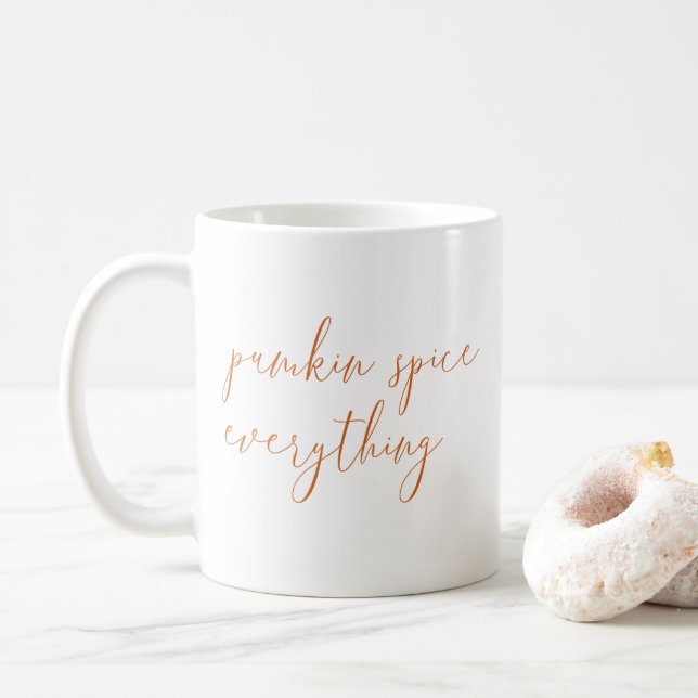 Pumpa Kryddad Allt Klassisk Mugg, 11 oz Kaffemugg (Med munk)