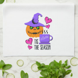 Pumpa Kryddad Halloween Säsong Kökshandduk