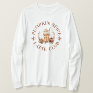 Pumpa Kryddad Latte Klubb Höst Autumn T Shirt