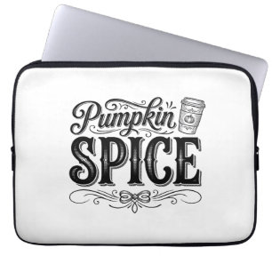Pumpa Kryddad Vintage Kaffe Höst Tröja Design_1 Laptop Fodral