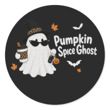 Pumpa Kryddande Spök Tröja | Glam Halloween Design