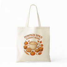 Pumpa Kryddat Allt-Totebag – Mysig Höst 