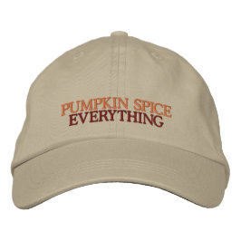Pumpa Kryddat Allting Justerbar Broderad Hatt Keps