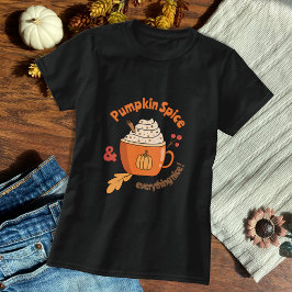 Pumpa Kryddat Latte Doodle T-Shirt