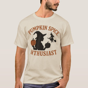 Pumpa Kryddentusiast Roligt Höstälskare Present T Shirt