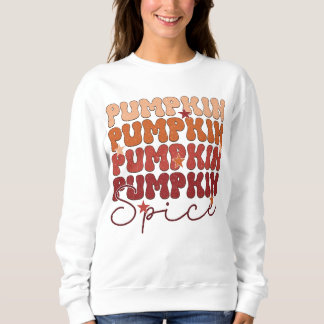 Pumpa Kryddor Retro Höst Autumn T Shirt