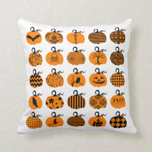 Pumpa lappar Halloween dekorativ kudde