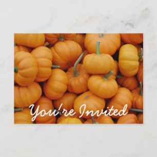 Pumpa lappar halloween festinbjudningar inbjudningar