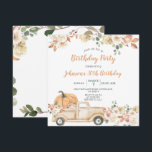 Pumpa Lastbil 30-årsfest Rustik Blomma Inbjudningar<br><div class="desc">Pumpa Lastbil 30-årsfest Rustik Blomma perfekt för höst- eller höstinbjudan</div>