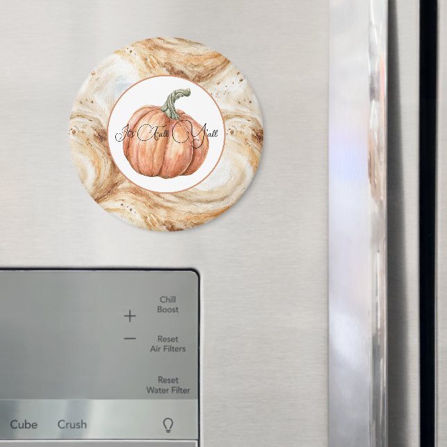 Pumpa Latte Virvlar Hösten Allihopa Magnet (In Situ (Fridge))