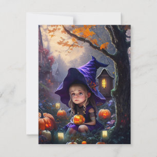 pumpa/lekfull/ Halloween/serie Anteckningskort